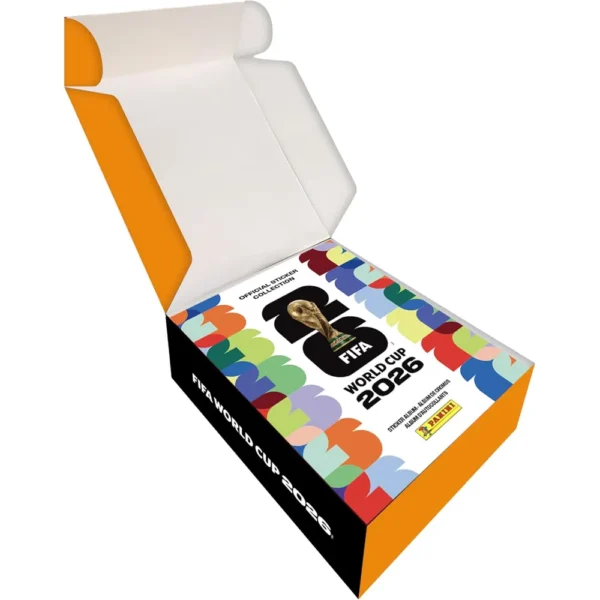 ALBUM DURO OFICIAL COPA MUNDIAL FIFA 2026 + 50 PAQUETES CON CROMOS STICKER - AMAZON EXCLUSIVO