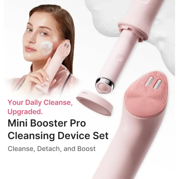 SET 2 EN 1 MINI BOOSTER PRO PLUS CLEANSING MEDICUBE PINK