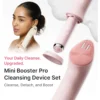 SET 2 EN 1 MINI BOOSTER PRO PLUS CLEANSING MEDICUBE WHITE