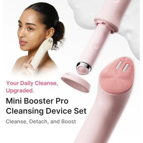 SET 2 EN 1 MINI BOOSTER PRO PLUS CLEANSING MEDICUBE WHITE