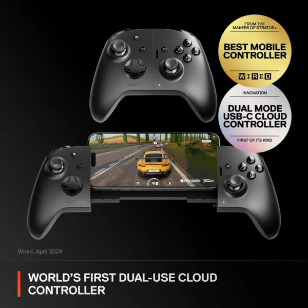 MANDO INALÁMBRICO NIMBUS CLOUD STEELSERIES | NEGRO