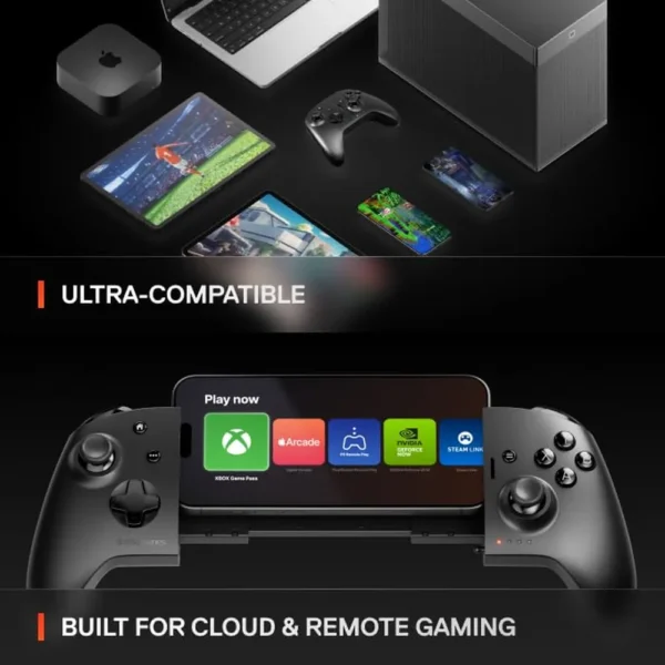 MANDO INALÁMBRICO NIMBUS CLOUD STEELSERIES | NEGRO