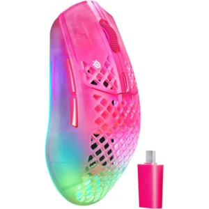 MOUSE INALÁMBRICO AEROX 3 GEN 2 STEELSERIES | MAGENTA HAZE