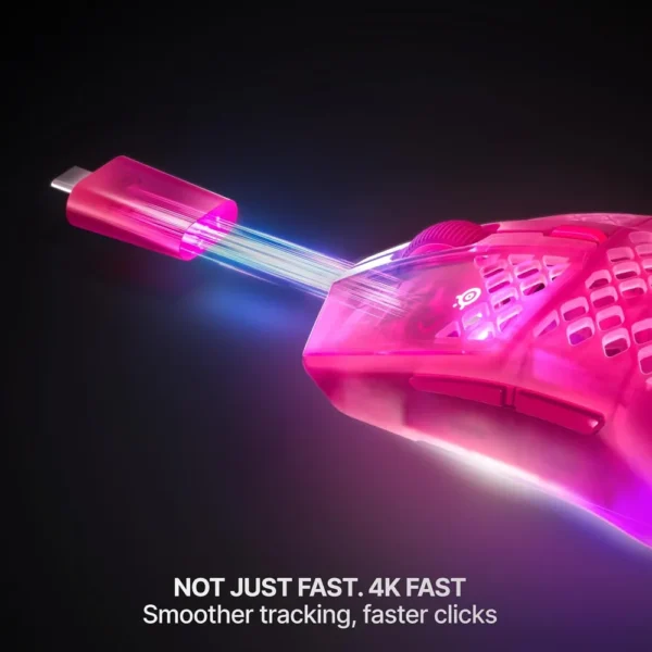 MOUSE INALÁMBRICO AEROX 3 GEN 2 STEELSERIES | MAGENTA HAZE