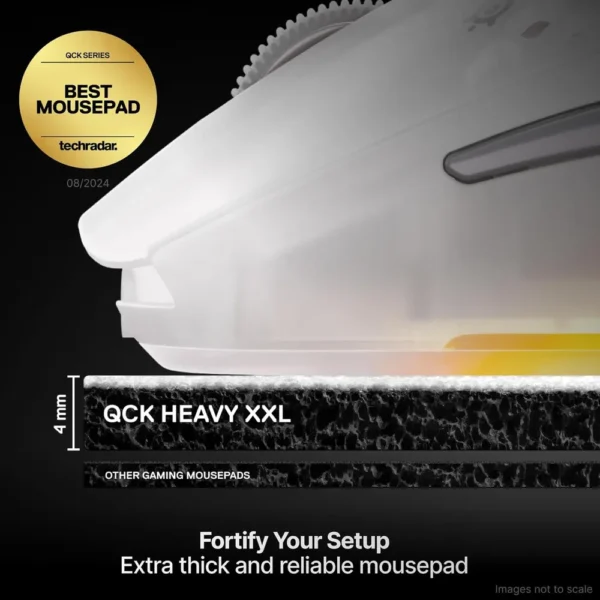 MOUSEPAD QCK XXL HEAVY STEELSERIES | BLANCO