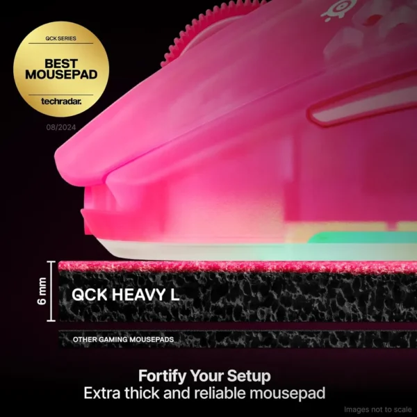 MOUSEPAD QCK LARGE HEAVY STEELSERIES | MAGENTA