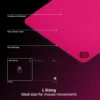 MOUSEPAD QCK LARGE HEAVY STEELSERIES | MAGENTA