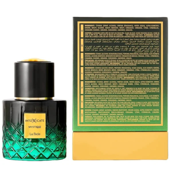 PERFUME KHADLAJ LA FEDE INTOXICATE MYSTIQUE EDP HOMBRE 3.4 OZ / 100 ML