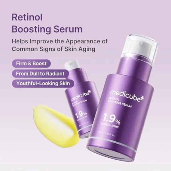 SET DE SÉRUM REFINADOR DE POROS Y POTENCIADOR DE RETINOL MEDICUBE 2 PZS