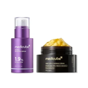 SET ILUMINADOR MEDICUBE CON RETINOL Y VITAMINA C 2 PZS