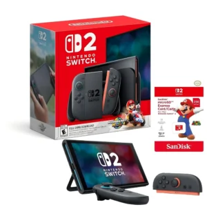 CONSOLA NINTENDO SWITCH 2 + MARIO KART WORLD + MICROSD 256GB