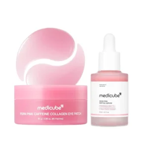 SET FACIAL Y PARA OJOS MEDICUBE PDRN GLASS GLOW 2 PZS
