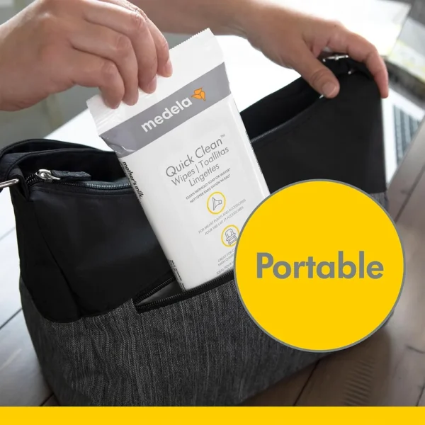 TOALLITAS DE LIMPIEZA RÁPIDA - MEDELA QUICK CLEAN 360 PZS