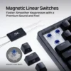 TECLADO ALÁMBRICO HYPERX ORIGINS 2 PRO 65 MAGNÉTICO | NEGRO