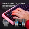 TECLADO ALÁMBRICO HYPERX ORIGINS 2 PRO 65 MAGNÉTICO | NEGRO