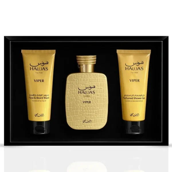 SET DE REGALO RASASI HAWAS VIPER HOMBRE 3 PZS
