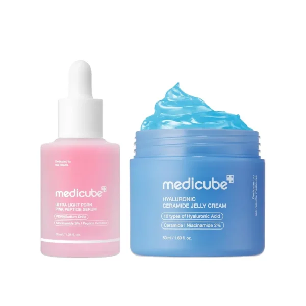 SET MEDICUBE LIGHT GLOW & DURADED HYDRATION 2 PZS