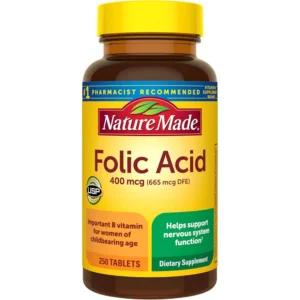 NATURE MADE ÁCIDO FÓLICO 400 MCG | 250 UND