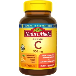 NATURE MADE VITAMINA C MASTICABLE 500 MG | 60 UND