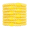 LIGAS PARA CABELLO ESTILO HAALAND AMARILLO
