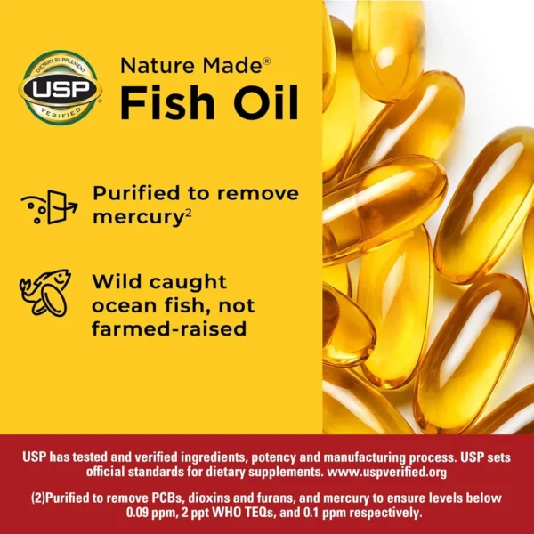 NATURE MADE OMEGA 3 FISH OIL 1000 MG | 250 UND