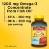 NATURE MADE OMEGA 3 FISH OIL BURP LESS 1200 MG | 120 UND