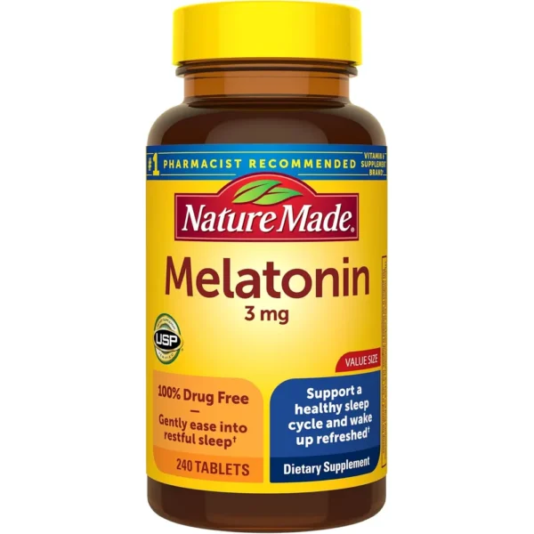 NATURE MADE MELATONINA 3 MG | 240 UND