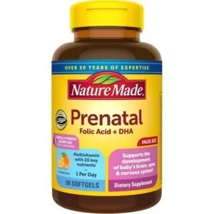 NATURE MADE PRENATAL ÁCIDO FÓLICO + DHA | 90 UND