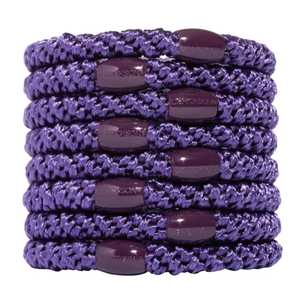 LIGAS PARA CABELLO ESTILO HAALAND MORADO