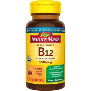 NATURE MADE VITAMINA B12 3000 MCG SUBLINGUAL | 40 UND