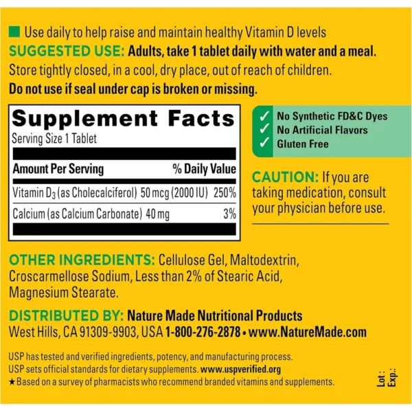 b008gc9t1k_6_webp.webp NATURE MADE VITAMINA D3 2000 UI | 400 UND