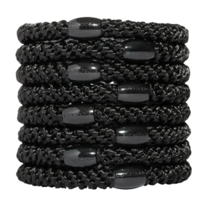 PACK 8 LIGAS PARA CABELLO ESTILO HAALAND NEGRO
