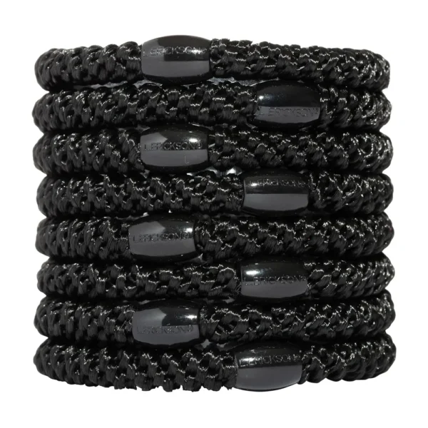 PACK 8 LIGAS PARA CABELLO ESTILO HAALAND NEGRO