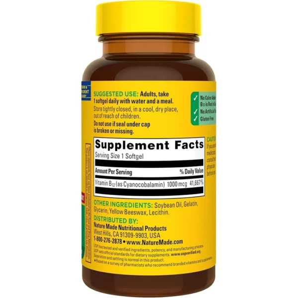 b00ds5bgdy_8_webp.webp NATURE MADE VITAMINA B12 1000 MCG | 150 UND