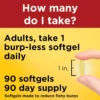 NATURE MADE OMEGA 3 ULTRA BURP LESS 1400 MG | 90 UND