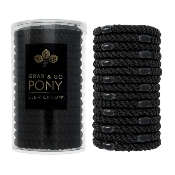 LIGAS PARA CABELLO ESTILO HAALAND NEGRO