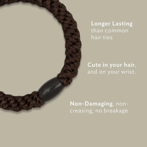 LIGAS PARA CABELLO ESTILO HAALAND NEGRO