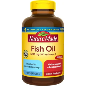 NATURE MADE OMEGA 3 FISH OIL 1200 MG | 150 UND