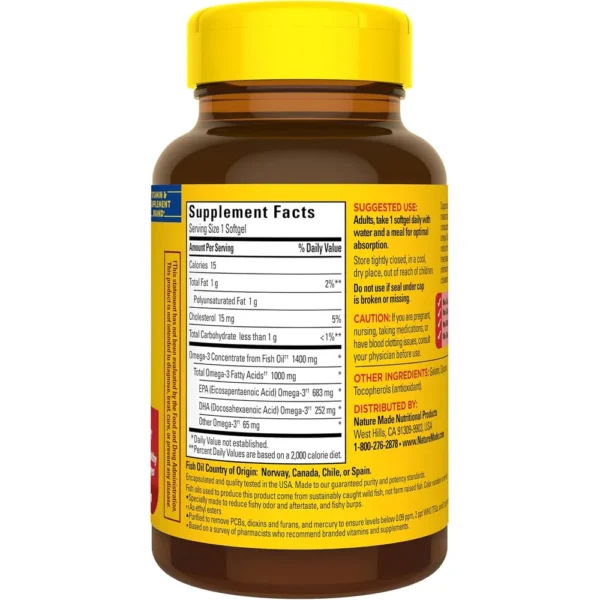 NATURE MADE OMEGA 3 ULTRA 1400 MG | 45 UND
