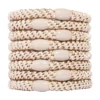 LIGAS PARA CABELLO ESTILO HAALAND BEIGE CAMEL