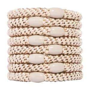 LIGAS PARA CABELLO ESTILO HAALAND BEIGE CAMEL