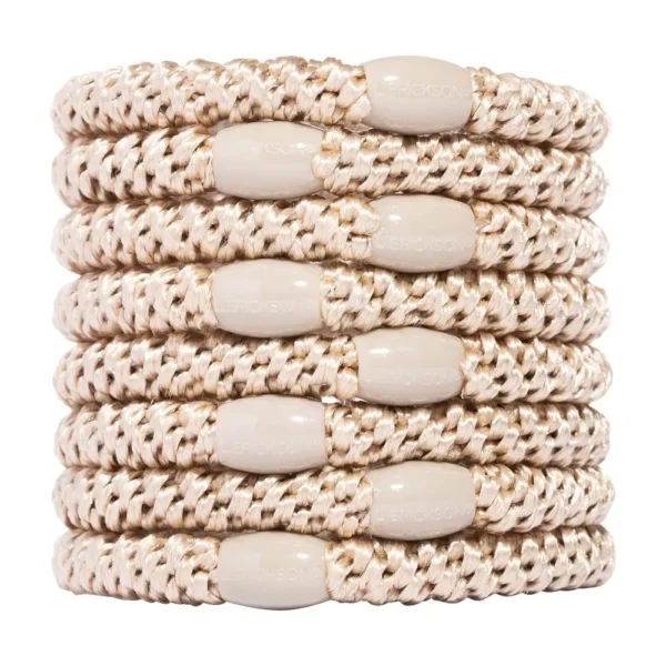 LIGAS PARA CABELLO ESTILO HAALAND BEIGE CAMEL