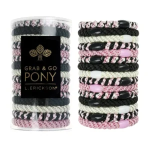 LIGAS PARA CABELLO ESTILO HAALAND ROSA