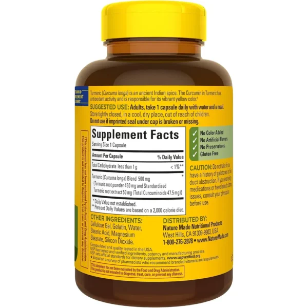 NATURE MADE CÚRCUMA 500 MG | 120 UND