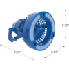 LINTERNA CON VENTILADOR WAKEMAN LED