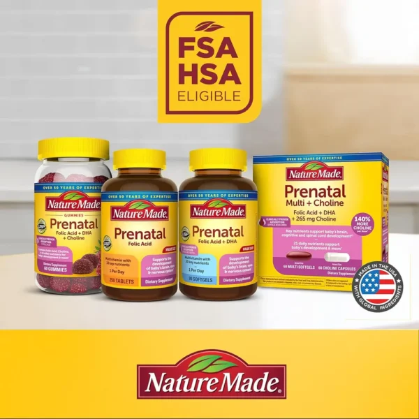 NATURE MADE PRENATAL ÁCIDO FÓLICO + DHA | 110 UND