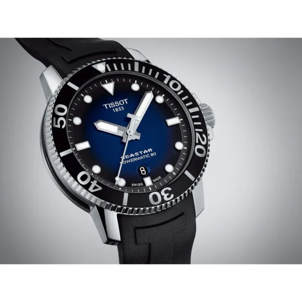 RELOJ TISSOT SEASTAR 1000 POWERMATIC 80 PARA HOMBRE BLUE