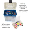 CAJA ORGANIZADORA WAKEMAN OUTDOORS 4 CAJONES AZUL