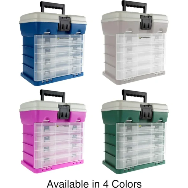 CAJA ORGANIZADORA WAKEMAN OUTDOORS 4 CAJONES VERDE