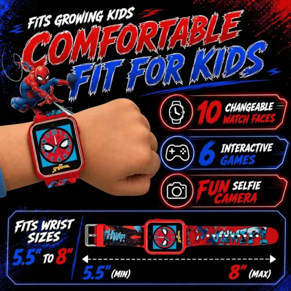 b07rnyc69s_4_webp.webp RELOJ INTELIGENTE INFANTIL MARVEL SPIDER-MAN SPD4588AZ